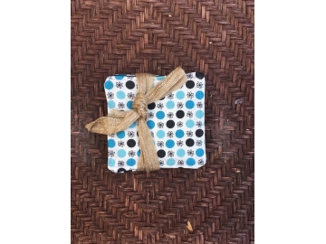 Blue Dots & Dark Denim (sold)